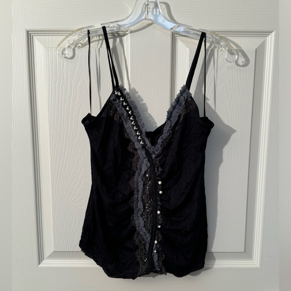 River Island Pearl Embellished Top